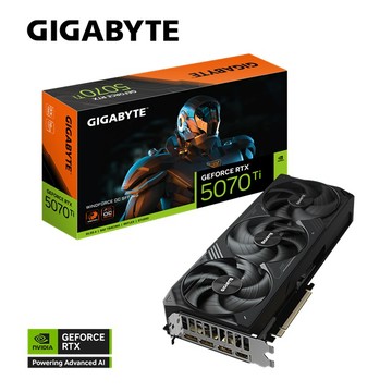 【顯卡+主機板】技嘉 RTX 5070 Ti WINDFORCE OC SFF 16G 顯示卡 + 技嘉 B850M FORCE WF6E V2 主機板