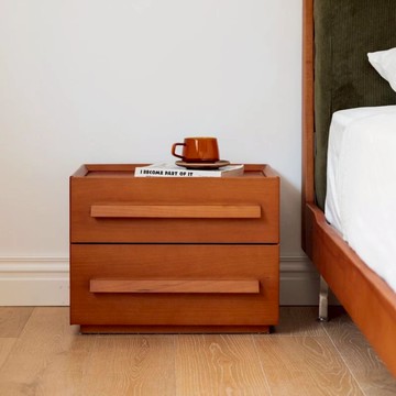 免運 可開票 超低價 北歐復古實木床頭櫃家用收納小型日式簡約臥室床邊儲物櫃小櫃子 快速發貨