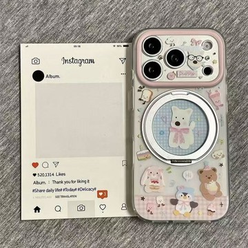 西高地小動物支點支架適用iPhone17PROMAX手機殼新款16/15/14小衆