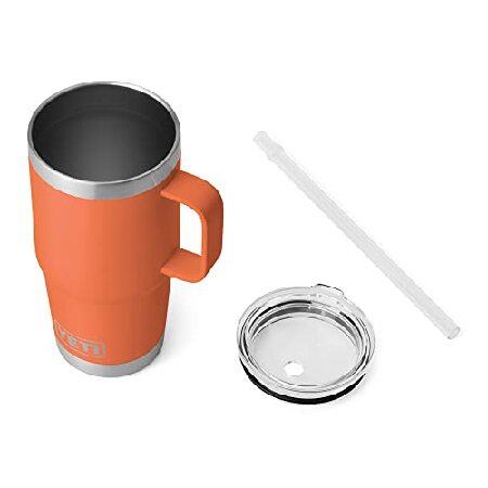 YETI Rambler 25 oz Straw Mug, Vacuum Insulated, Stainless Steel, High Desert Clay並行輸入品