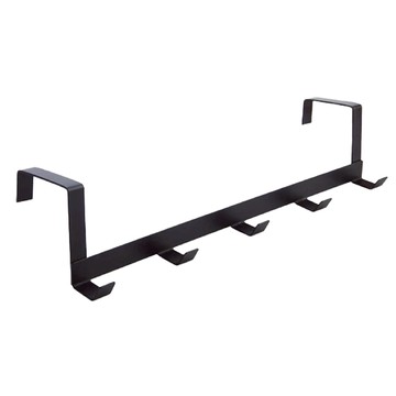 工業風門上掛鉤  鐵藝材質  可承重5KG  質感黑  1組