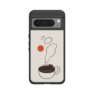 Pixel 8 Pro SolidSuit 黑 - ilovedoodle (Lim Heng Swee) - Coffee Cat: 窩最溫暖