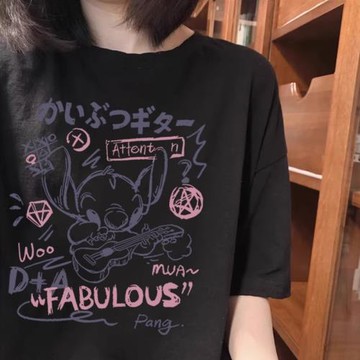 搞錢做慈善 3A260克純棉雙紗！潮牌夏季短袖T恤男女寬松百搭上衣