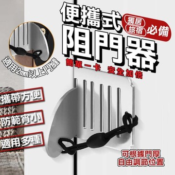 【防盜門鎖】阻門器 防盜鎖扣 門擋 安全鎖 門鎖 喇叭鎖 防開門 安全扣 租屋必備 租屋 旅行 旅遊