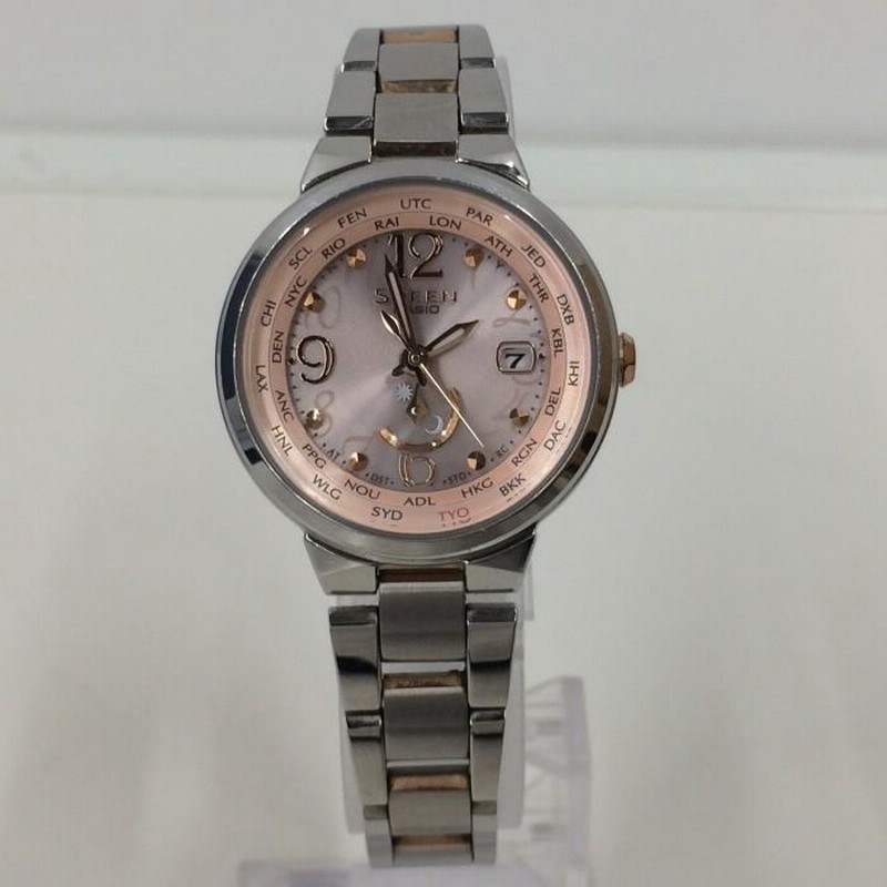 中古】カシオ シーン レディース腕時計 SHW-1507 電波ソーラー