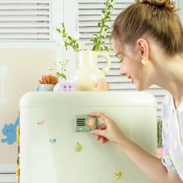 OTR Sticker 貼貼磁吸式共振藍牙喇叭 紅色