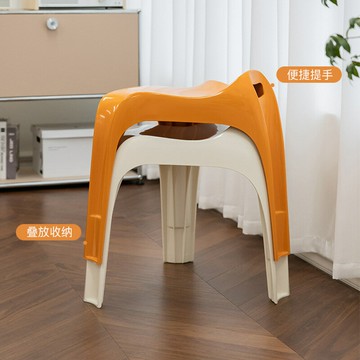 凳子 北歐創意中古矮凳現代簡約家用小板凳客廳網紅ins可疊放凳子