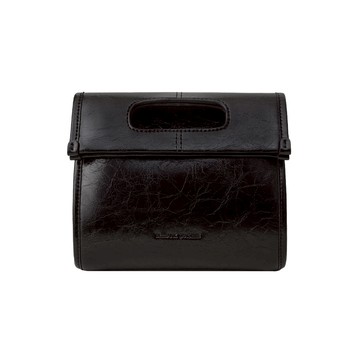 【BLANK SPACE】Freda翻摺兩用紙袋包(黑色)