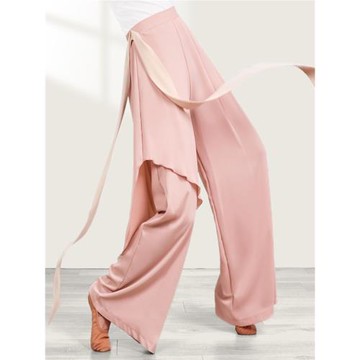 古典舞服裝女飄逸闊腿褲寬松長褲跳舞民族舞中國風成人專用練功褲