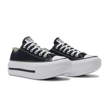 CONVERSE CTAS LIFT DOUBLE STACK OX BLACK/WHITE 男女 休閒鞋 A15490C