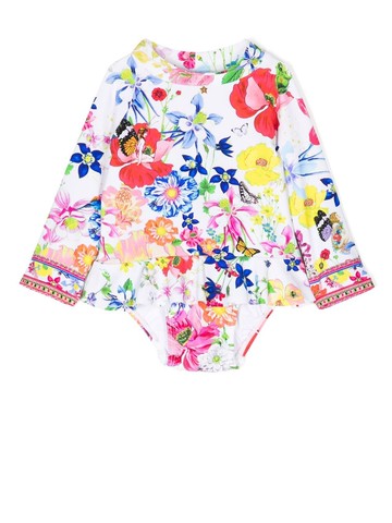 Camilla - Fairy Gang rash suit - kids - Recycled Nylon/Elastane/Recycled Polyamide/Elastane - 18-24 mth - Blue