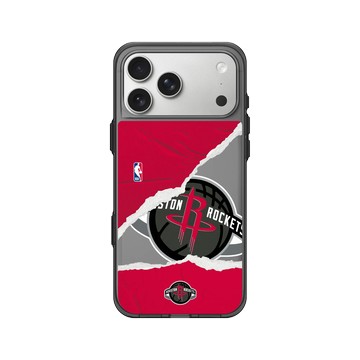 iPhone 17 Pro Max Clear (相機按鈕) 酷墨灰 - NBA - 熱血系列-休士頓火箭 Houston Rockets - Sweat and Tears