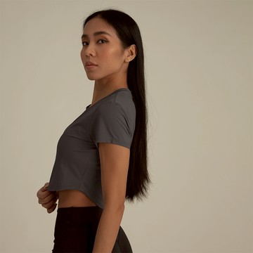 XY-Lite 修腰弧下襬短袖