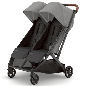 UPPAbaby MINU Duo 並排雙人手推嬰幼兒車  黑色 + 灰色