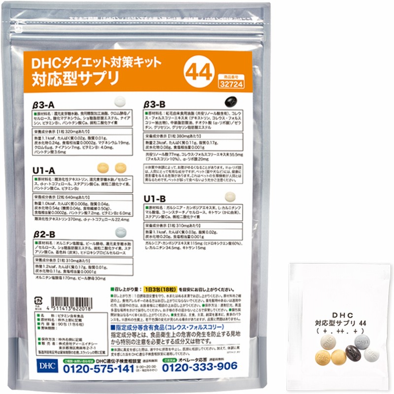 Dhcダイエット対策キット対応型サプリ44 通販 Lineポイント最大1 0 Get Lineショッピング