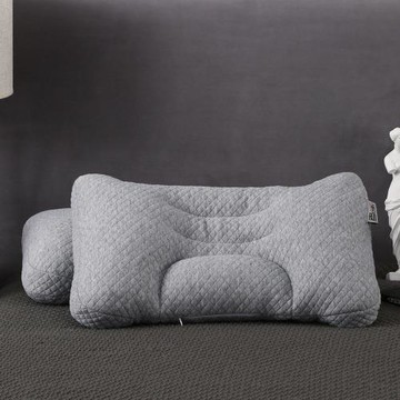 跨境出口日本軟管枕頭pe透明管可水洗單人兩分區頸椎按摩枕芯