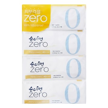 Pure Cotton 純棉美人 Zero系列 護墊 加長型 4包  18cm  160片  1組