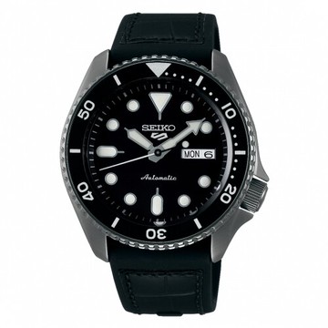送禮首選★SEIKO 5 sport運動潮流機械腕錶/黑色皮帶4R36-07G0X(SRPD65K3) SK005 附提袋【全館滿額折價★APP下單點數4倍送】線上購買享_實體門市同步服務