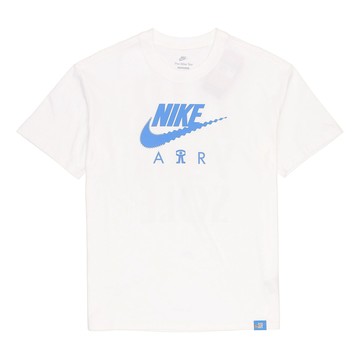 Men's Nike Alphabet Logo Printing Round Neck Cotton Casual Short Sleeve White T-Shirt