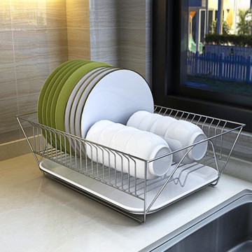 304不銹鋼廚房碗架瀝水架碗筷碗碟架瀝碗架用品收納盒置物架家用【摩可美家】