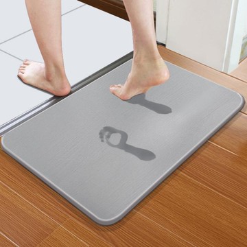 矽藻泥腳墊浴室防滑墊矽藻土腳墊吸水速幹衛浴衛生間門口地墊家用    夏季新品