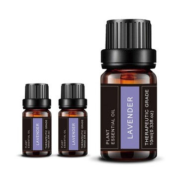 AHOYE 薰衣草香天然草本單方精油 10mL 3瓶入