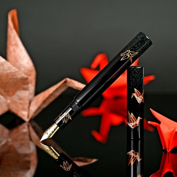 CYPRESS【卵殼螺鈿-心想事成】獨家設計 傳統工藝 螺鈿漆藝鋼筆