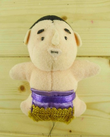 【震撼精品百貨】相撲~絨毛吊飾-紫