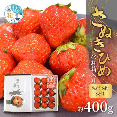 ふるさと納税 高松市 さぬきひめいちご化粧箱　約400g