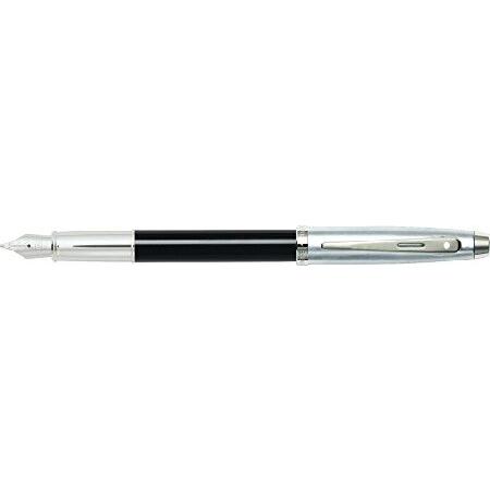 Sheaffer 100 Gloss Black Fountain Pen Medium 9313-0 by Sheaffer