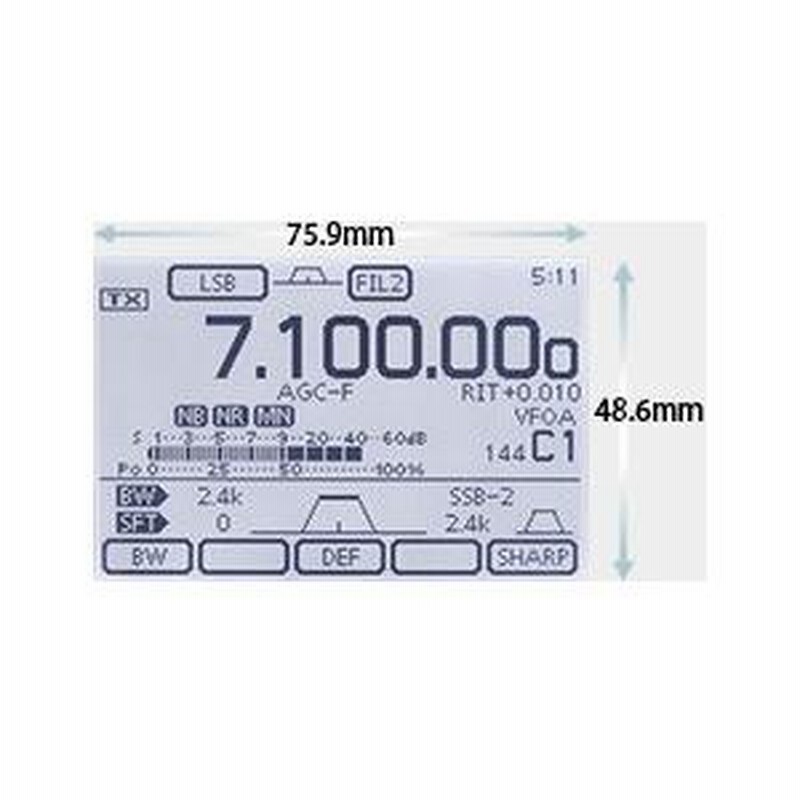 Amazon | IC-7100 HF＋50MHz＋144MHz＋430MHz〈SSB/CW/RTTY/AM