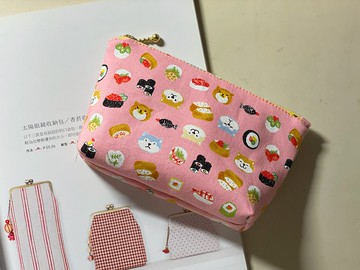 RosyZoo 柴犬飯團隨身收納包大容量收納袋