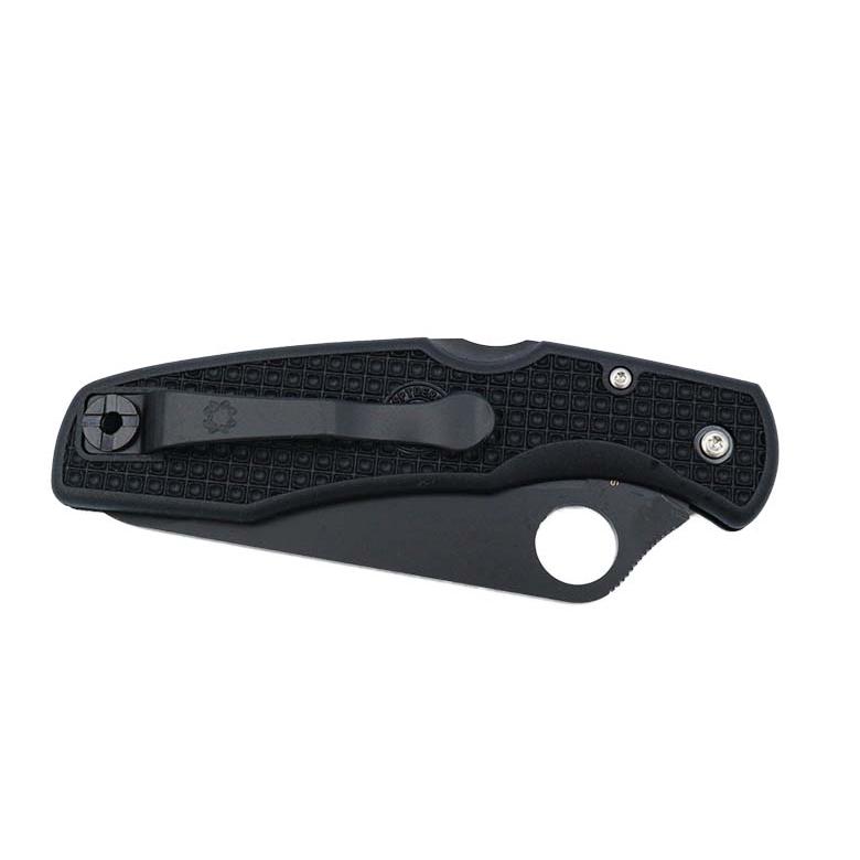 ジーサカイ スパイダルコ Spyderco C91BBK パシフィックソルト オールブラック フォールディングナイフ 折りたたみナイフ