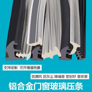 購滿99出貨⚡五金嚴選⚡塔型透明橡膠壓邊填縫條 鋁合金門窗耐磨防撞專用 防水防塵密封膠條
