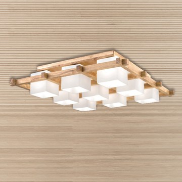 日式原木造型吸頂燈 F37-21-91481