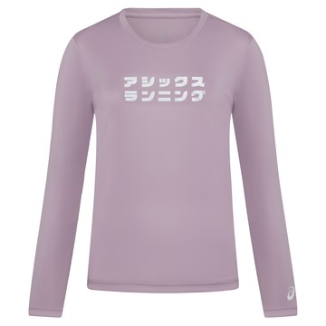 Asics 長袖上衣 女款 亞洲版 跑步上衣 2012D714-500