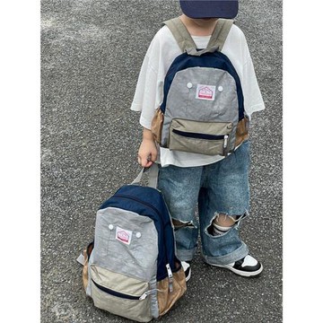 幼兒園書包新款可愛輕便男童洋氣雙肩布包外出游寶寶小女孩背包潮