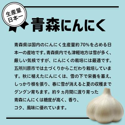 ふるさと納税 五所川原市 青森県産にんにく1kg