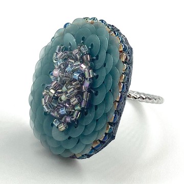 戒指 Fits 藍綠色 可選尺寸 11號 或 13號