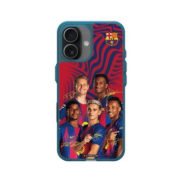 iPhone 17 Clear (相機按鈕) 夜幕藍 - FC Barcelona - Next Gen Icons