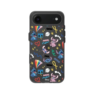 iPhone Air Clear (相機按鈕) 酷墨灰 - 迪士尼-史迪奇 Disney Stitch - 熱帶音樂系列-慶祝