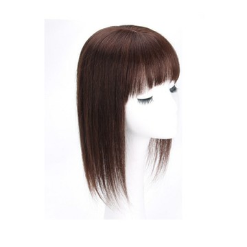 【巴黎精品】現貨+預購 女真髮髮片短假髮透氣假髮片輕量免打理隱形增髮量假髮接髮-空氣瀏海短直髮5色a1cq7