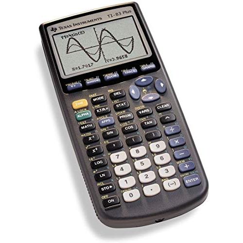 (テキサス・インストルメンツ) Texas Instruments TI-83 Plusプログラマブル・グラフ電卓 (パッケージと色が異なる場合があります)