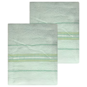 ONE&ONE 慶峯棉業 超值感浴巾 台灣製  綠色  2條