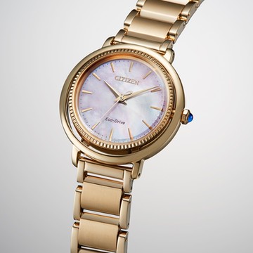 CITIZEN星辰 L系列 Hebe田馥甄配戴款 廣告款 優雅光動能腕錶 交換禮物 EM1103-86Y