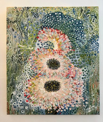 愛的能力-原創壓克力畫45.5x53cmx2cm