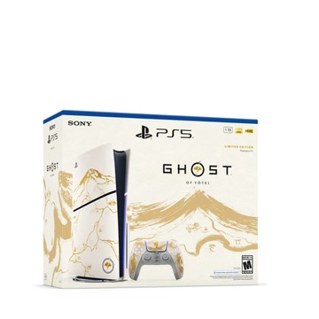 【AS電玩】 PS5 Slim 光碟版 主機 羊蹄山戰鬼 黃金限量版 (含遊戲) 台灣公司貨