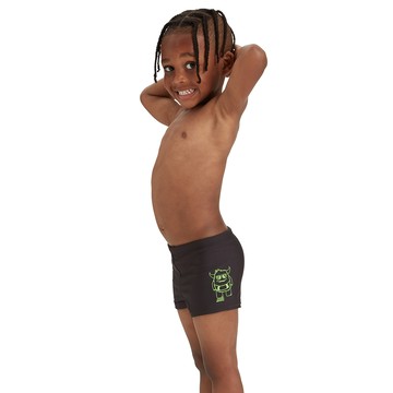 ZOGGS 幼童《牛角綠怪》環保四角泳褲