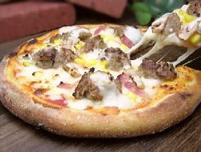 ピザ★ハンバーグホワイトPIZZA（20cm）★本格ピッツァ チーズ パーティー お惣菜 ギフト