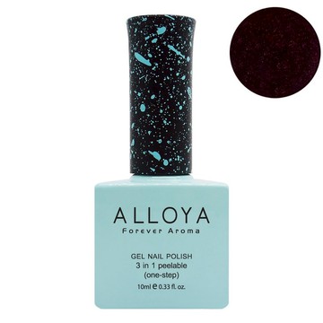 V048 黑櫻桃色-細珠光/環保光撩膠